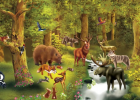 Puzzle Nivel 1: Animales del bosque | Recurso educativo 34313