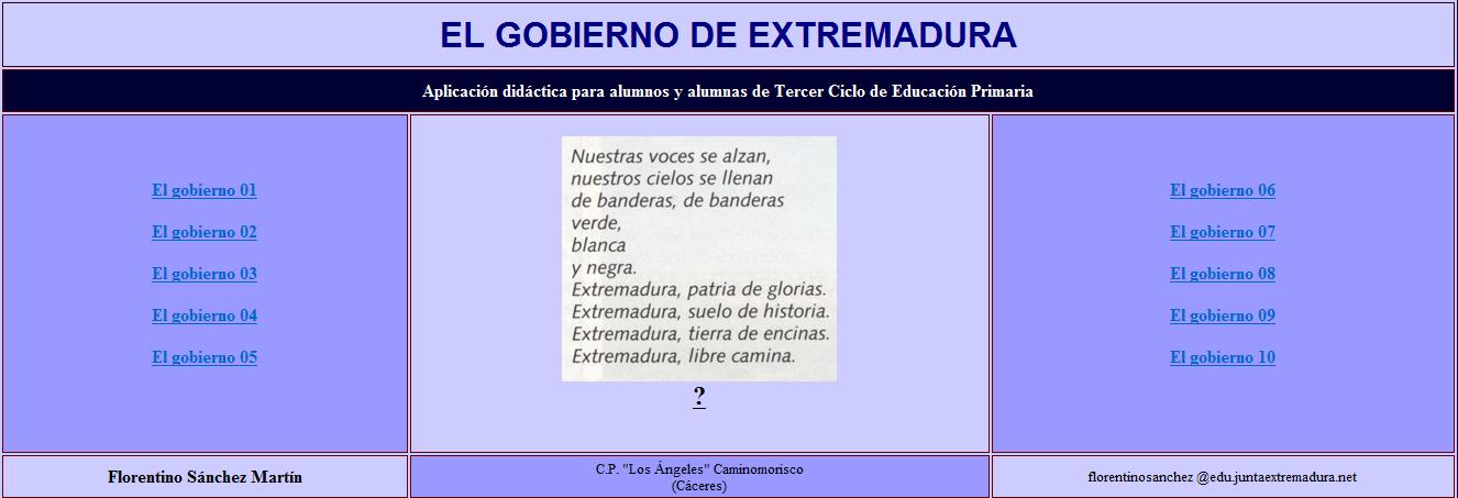El gobierno de Extremadura | Recurso educativo 34632