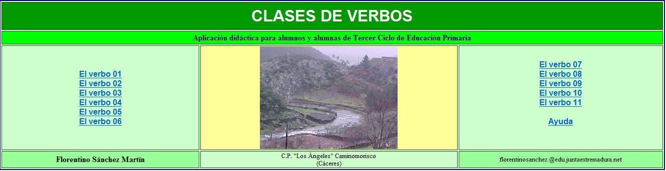 Clases de verbos | Recurso educativo 35163