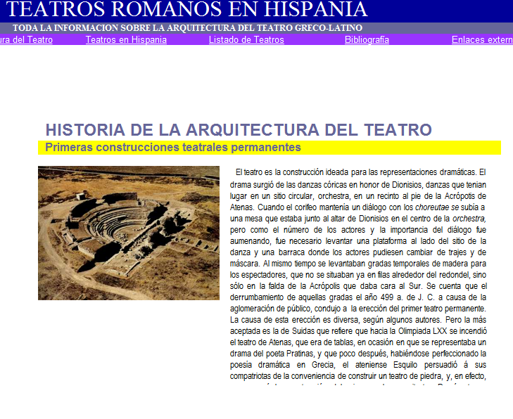 Teatros Romanos en Hispania | Recurso educativo 37787
