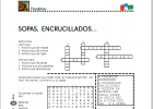 Sopas de letras y crucigramas en lengua gallega | Recurso educativo 41669