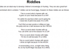 Riddles | Recurso educativo 42354