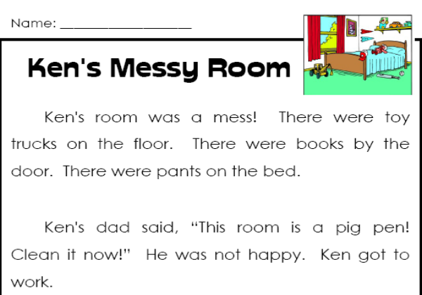 Messy room | Recurso educativo 42825