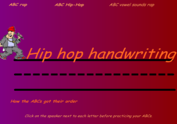 Alphabet hip hop handwriting | Recurso educativo 45102