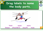Naming body parts | Recurso educativo 46385