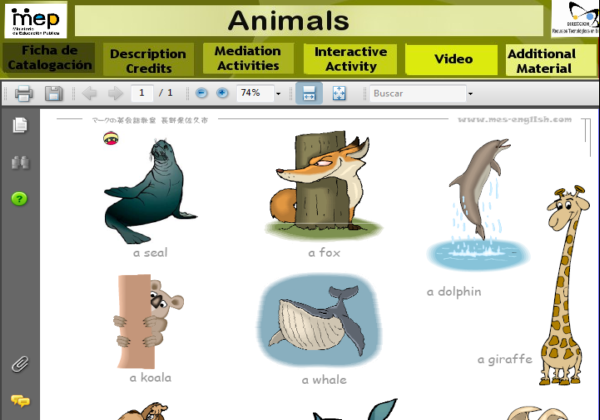 Animals (1) | Recurso educativo 47023