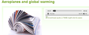 Aeroplanes and global warming | Recurso educativo 47608