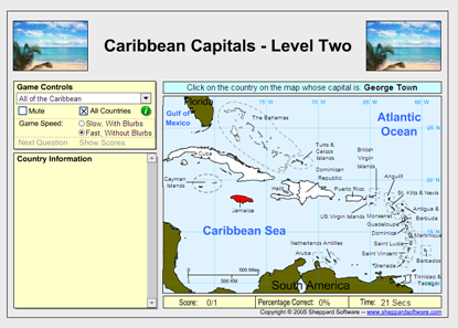 Game: Caribbean capitals | Recurso educativo 49901