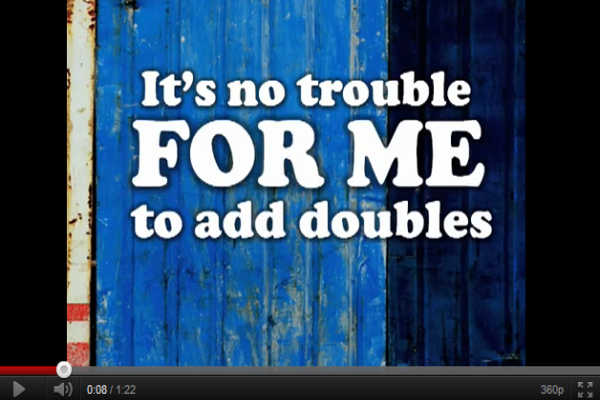Song: Doubles, doubles! | Recurso educativo 50549