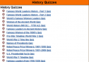 History quizzes | Recurso educativo 53059