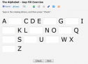 Alphabet gap fill | Recurso educativo 56833