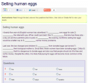 Selling human eggs | Recurso educativo 58871