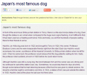 Japan's most famous dog | Recurso educativo 58887