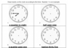 Telling the time (2) | Recurso educativo 12600