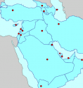 Capitales de países de Oriente Medio. | Recurso educativo 17005