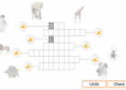 Animals (crossword) | Recurso educativo 17591