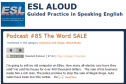 Website: ESL Aloud Podcast | Recurso educativo 32244