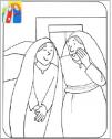 Página web: dibujos para colorear de la Virgen María 3 | Recurso educativo 7504