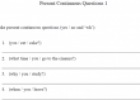 Present continuous: Questions | Recurso educativo 62315