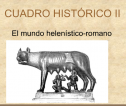 El mundo helenístico-romano | Recurso educativo 66236