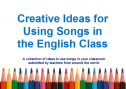 Creative ideas for using songs - Google Docs | Recurso educativo 75340