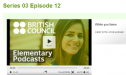 Elementary podcasts: Series 03 Episode 12 | Recurso educativo 77141