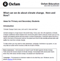 What can we do about climate change? | Recurso educativo 77500