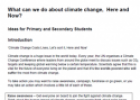 What can we do about climate change? | Recurso educativo 77500