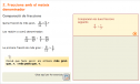 Fraccions amb el mateix denominador: Comparació de fraccions | Recurso educativo 82031