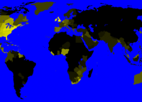 List of countries by English-speaking population - Wikipedia, the free | Recurso educativo 102102