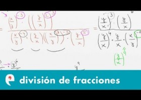 División de fracciones algebraicas (ejercicio) | Recurso educativo 107823