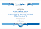 Curso de Especialista en protección de datos (LOPD) | MasSaber | Recurso educativo 114074