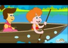 Fill in the blanks con la canción Row, Row, Row Your Boat de Hoopla Kidz | Recurso educativo 123245