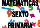 30 fichas de Matemáticas para Sexto de Primaria | Recurso educativo 676559