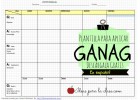 Dos modelos de Ganag en español. Descarga la plantilla. | Recurso educativo 683143