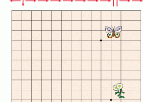 Desplacament en la quadrícula del pla | Recurso educativo 684236