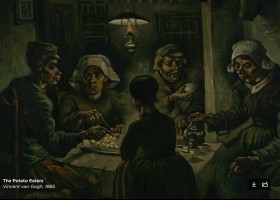 Menjant patates (Van Gogh, 1885) | Recurso educativo 724735