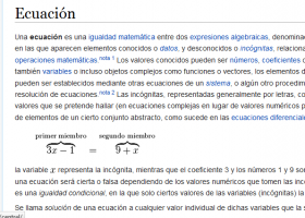 Ecuación - Wikipedia, la enciclopedia libre | Recurso educativo 742614