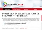 Forbes deixa en evidència el cost de ser autònom a Espanya | Recurso educativo 752331