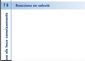 T. 8 Reaccions en solució | Recurso educativo 752823