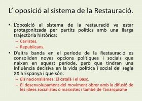 Oposició al sistema de la Restauració | Recurso educativo 755928