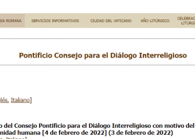 Pontificio Consejo para el Diálogo Interreligioso | Recurso educativo 785913