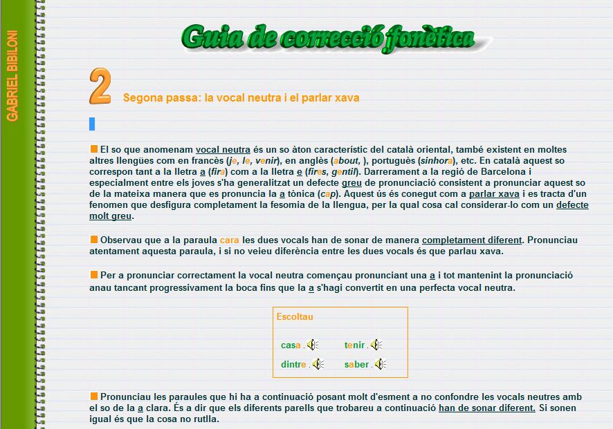 Guia de correcció fonètica | Recurso educativo 33812