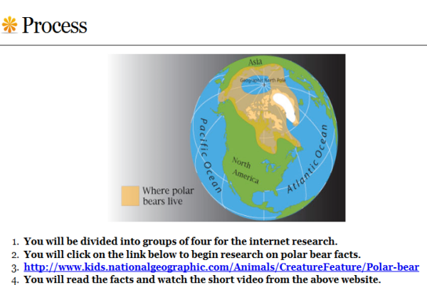 Webquest: Arctic adventure | Recurso educativo 34686