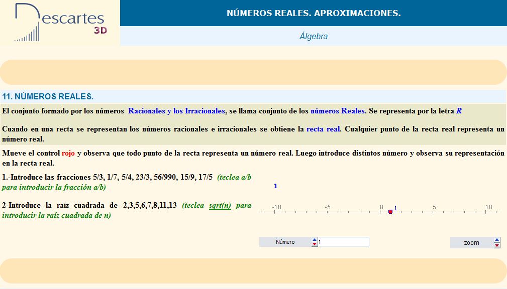 Números reales | Recurso educativo 36780