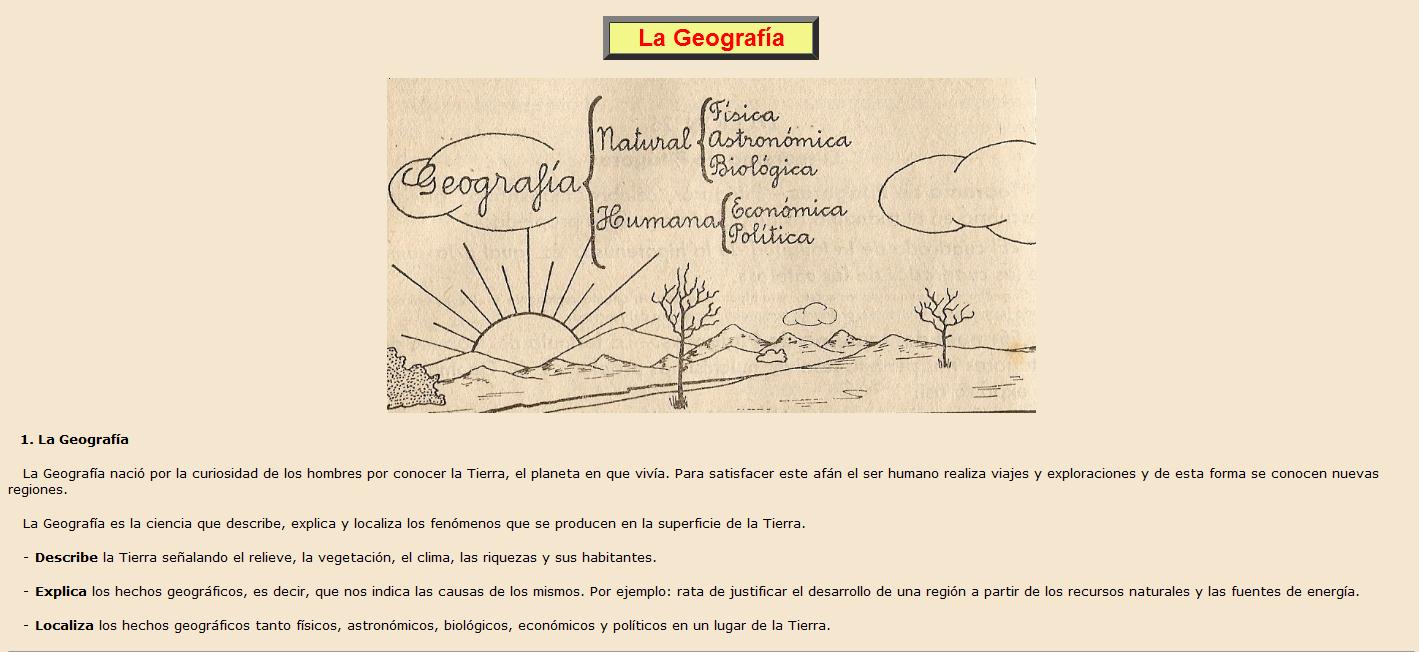 La Geografía | Recurso educativo 37226