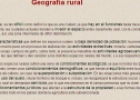 Geografía rural | Recurso educativo 23406