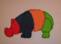 Manualidades sencillas: puzzle rinoceronte | Recurso educativo 69485