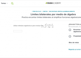 Límite de una función en un punto | Recurso educativo 754199